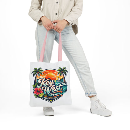 Key West Sunset Canvas Tote