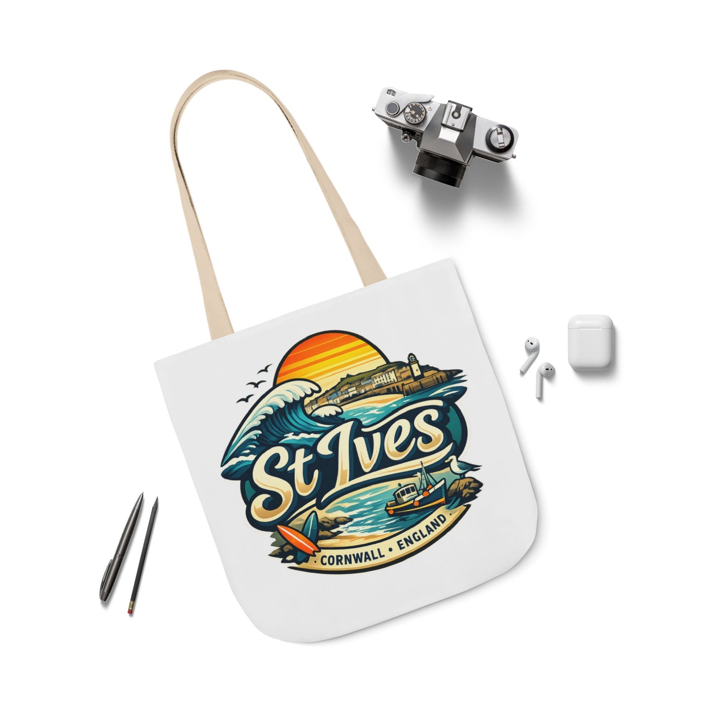St Ives Cornwall Sunset Tote Bag