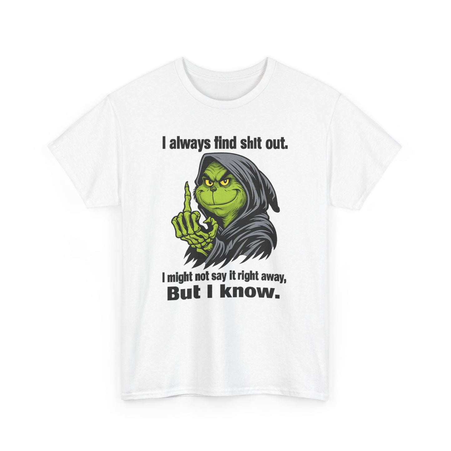 Reaper Witch Graphic Tee — "I Always Find Shit Out. I Might Not Say It Right Away, But I Know."
