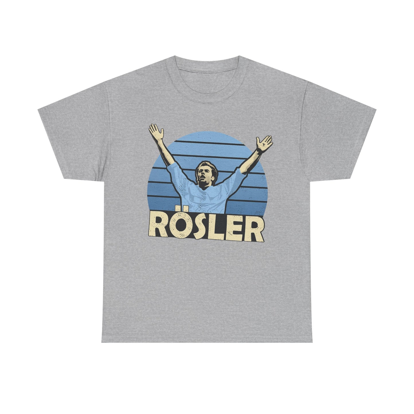 Retro 'Rösler' Graphic Tee - Vintage Soccer Fan Shirt