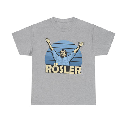 Retro 'Rösler' Graphic Tee - Vintage Soccer Fan Shirt