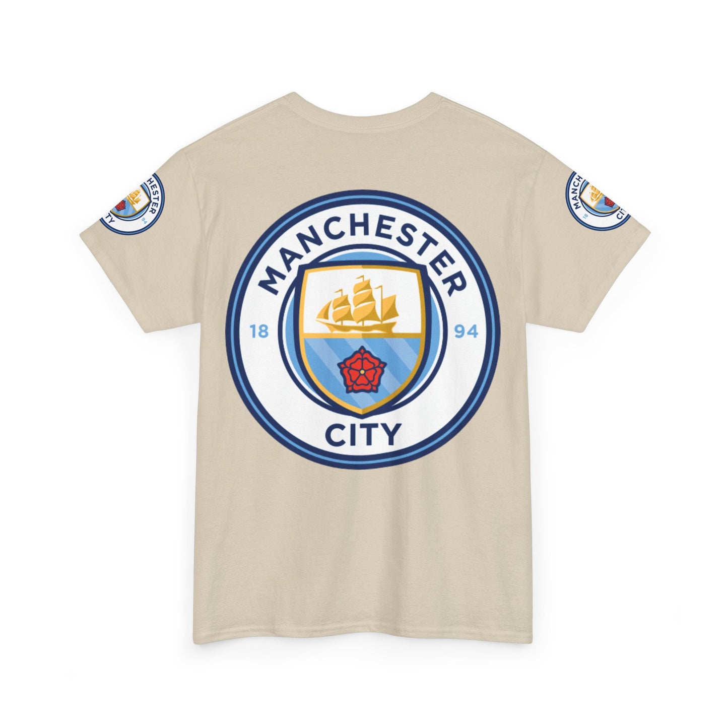 Manchester City Crest T-Shirt — Football Club Logo Tee