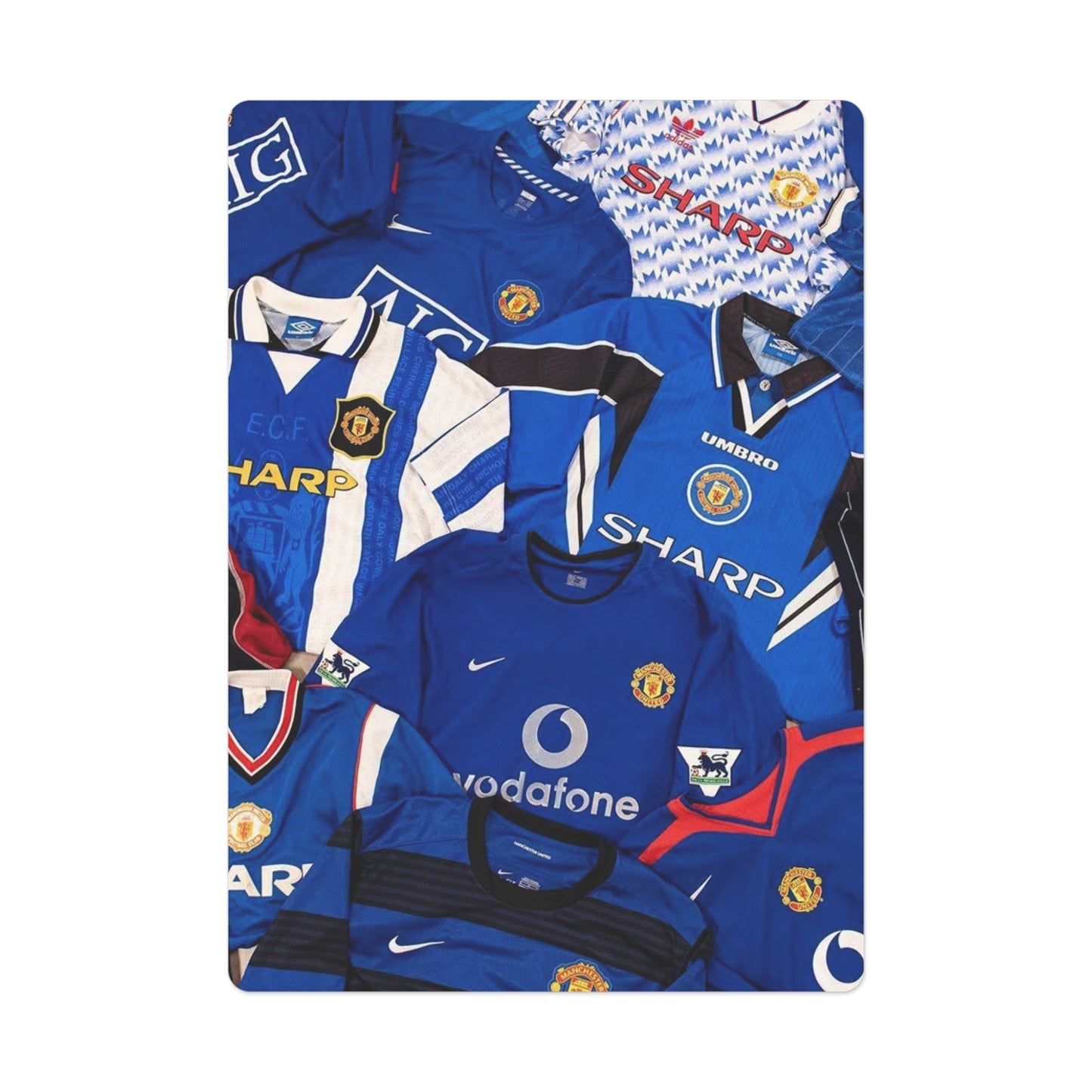 Manchester United Retro Shirts Playing / Poker Cards