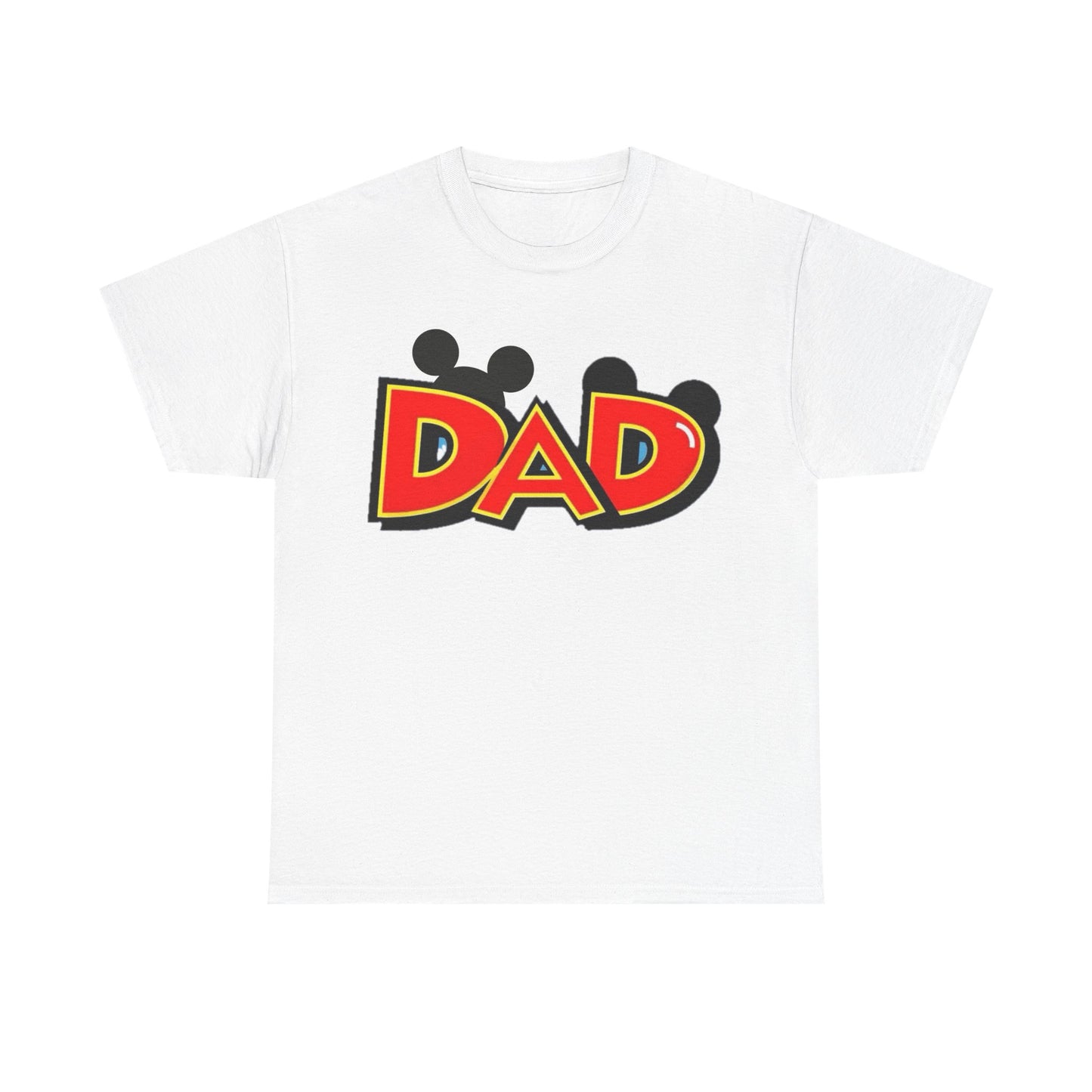 Disney Dad Mickey Ears T-Shirt – Retro Cartoon Dad Tee, Perfect Father’s Day Gift