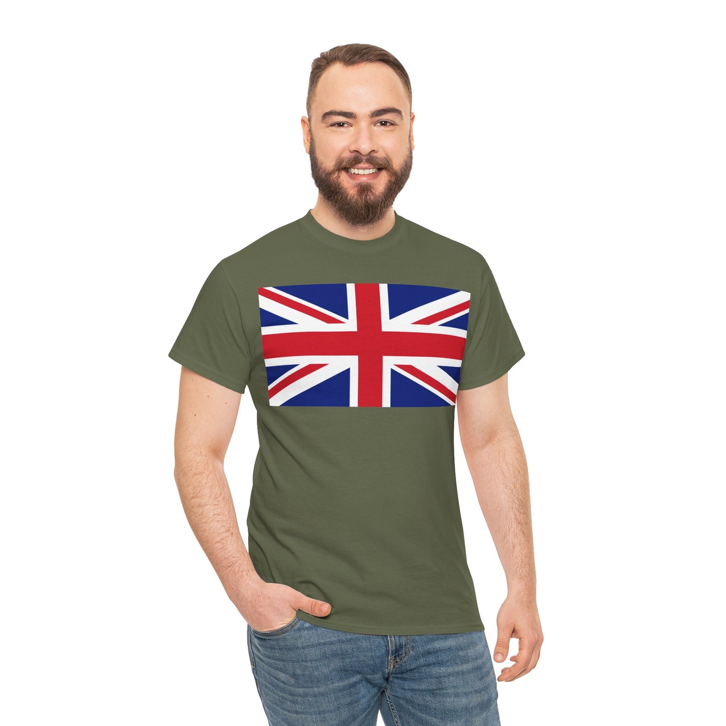Union Jack Flag T‑Shirt — British Flag Tee for UK Pride & Travel