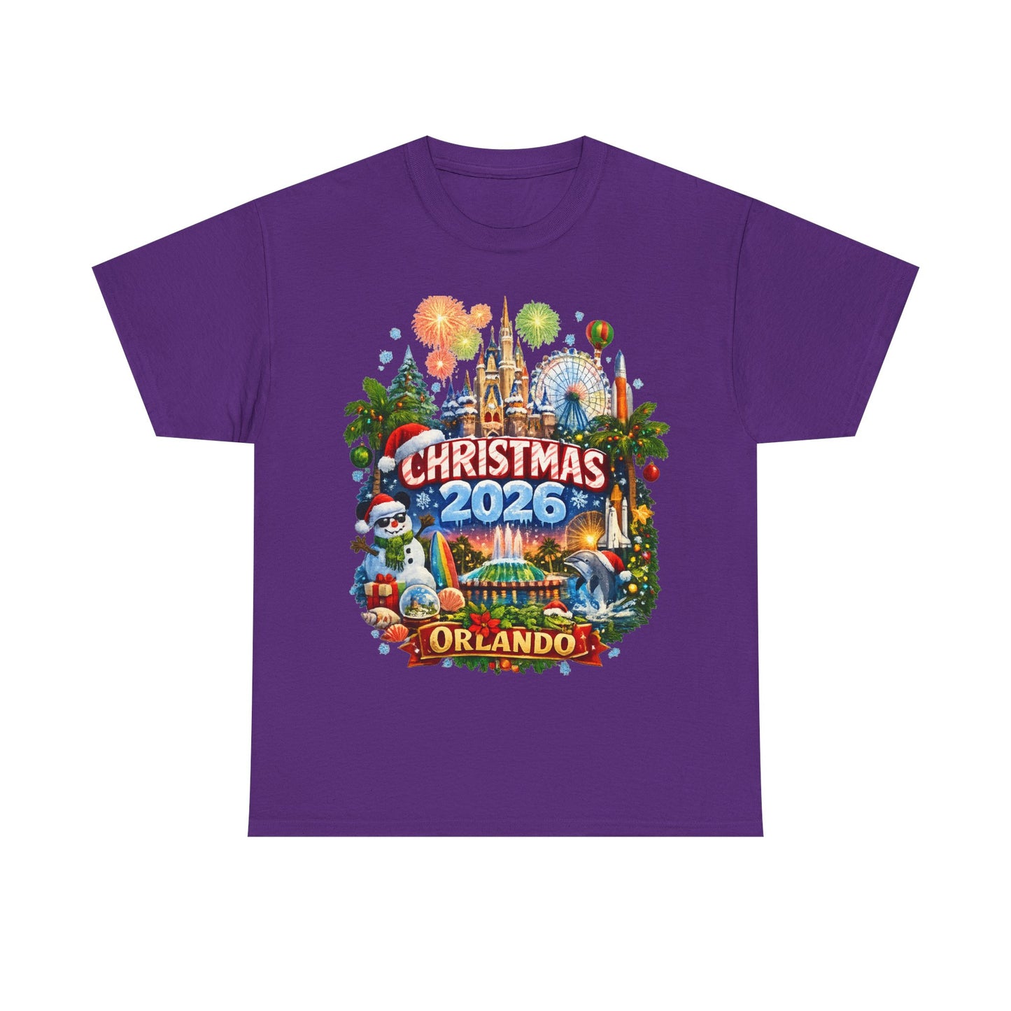 Christmas 2026 Orlando T-Shirt — Holiday Theme Park Souvenir Tee