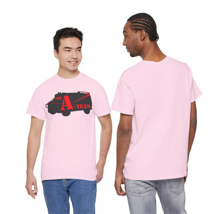 A-Team Van Graphic Tee — Retro Action TV Logo T-Shirt