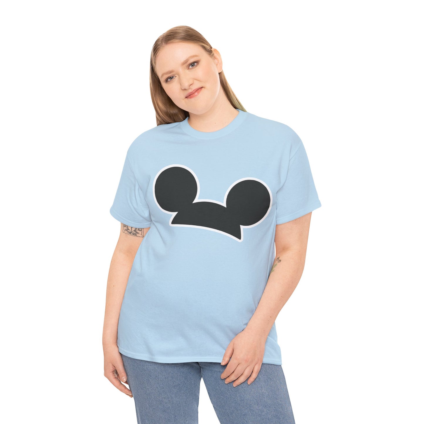 Mickey Ears Inspired Unisex Heavy Cotton Tee