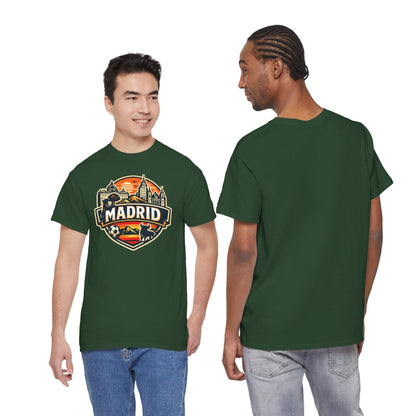 Madrid Skyline Soccer Crest T-Shirt