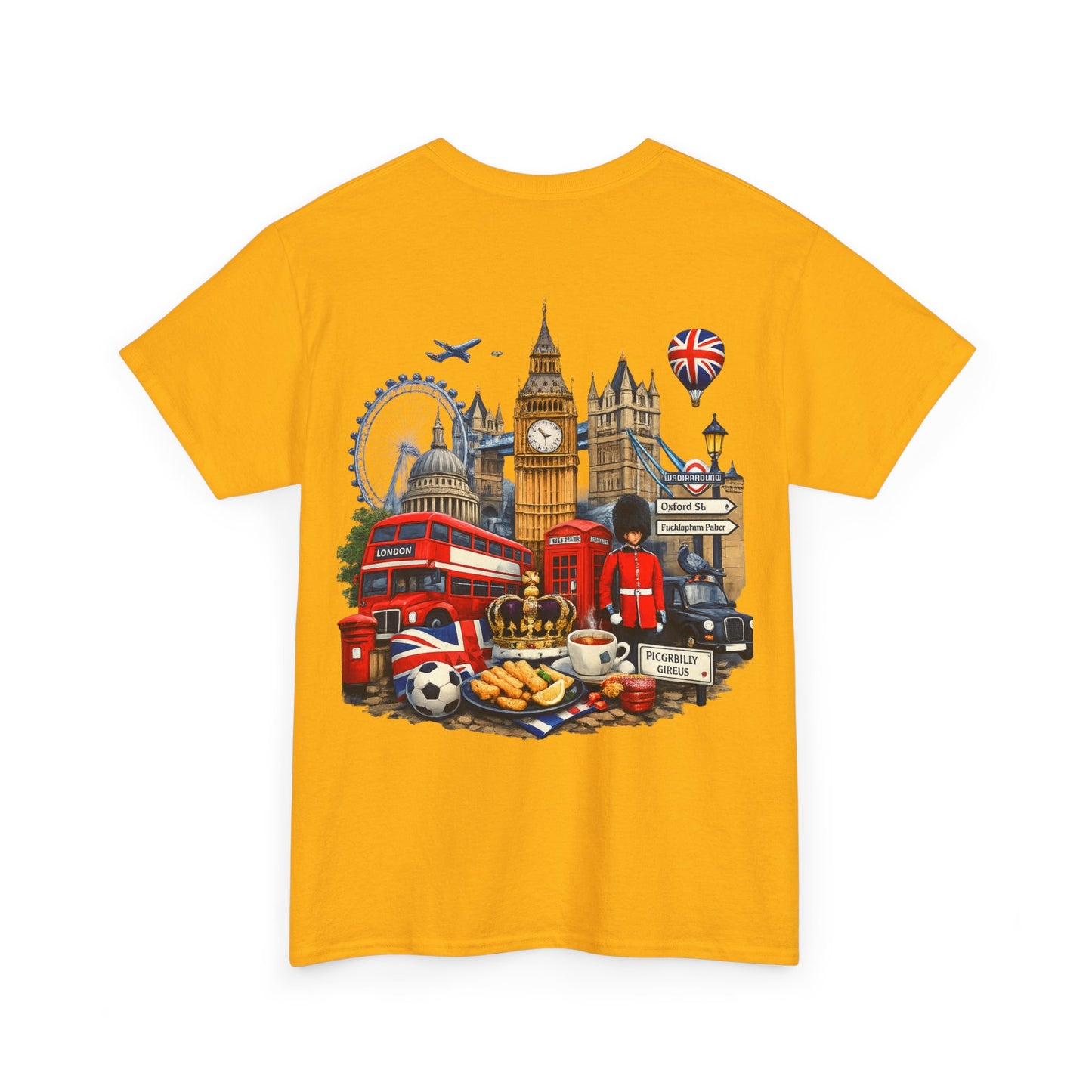 London Landmarks T‑Shirt — British Icons Collage Tee