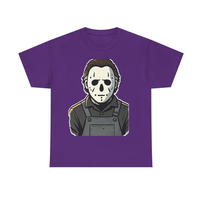 Horror Mask Tee — Jason-Inspired Halloween T-Shirt
