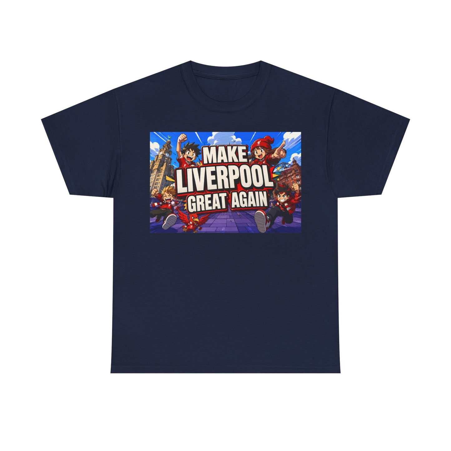 Liverpool Fan Tee – "Make Liverpool Great Again" Graphic Shirt