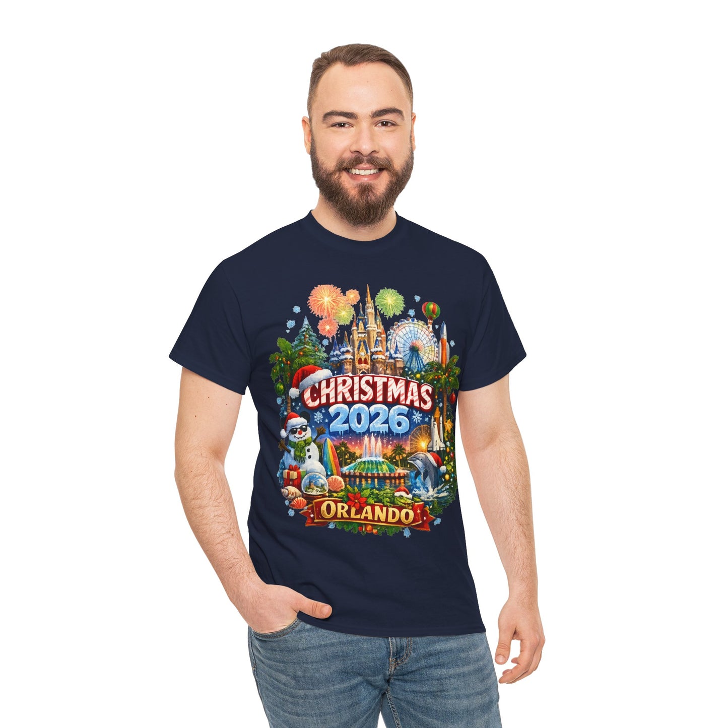 Christmas 2026 Orlando T-Shirt — Holiday Theme Park Souvenir Tee