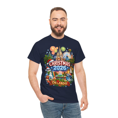 Christmas 2026 Orlando T-Shirt — Holiday Theme Park Souvenir Tee