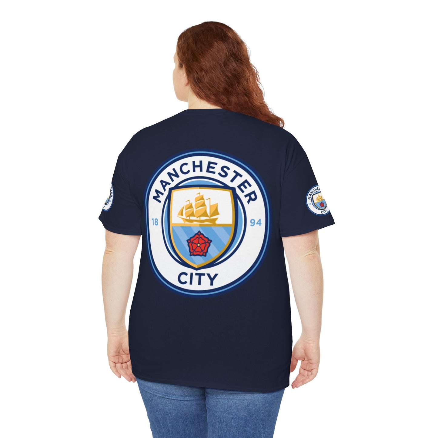 Manchester City Crest T-Shirt — Football Club Logo Tee