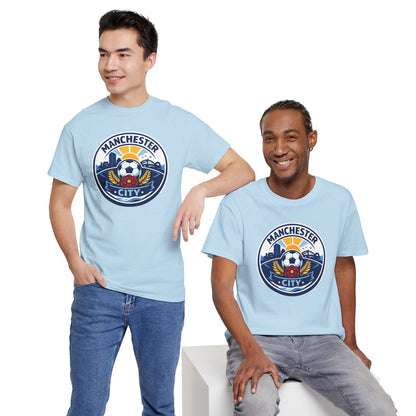 Manchester City Unofficial Soccer Logo T-Shirt — Football Fan Tee