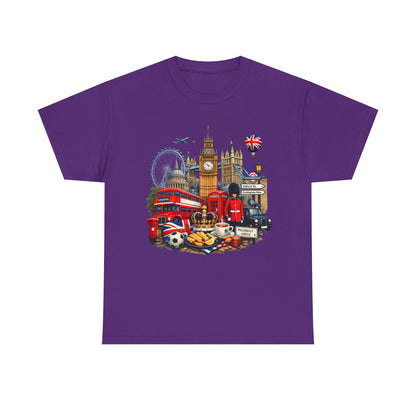 London Landmarks T‑Shirt — British Icons Collage Tee
