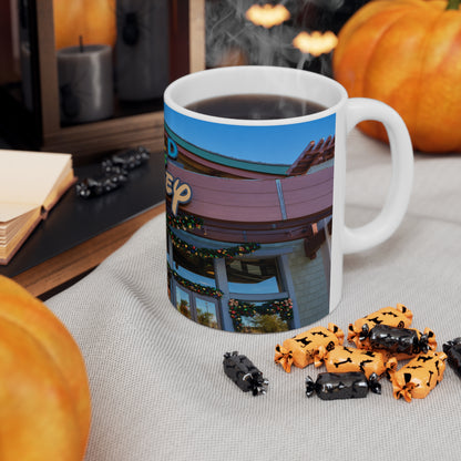 World of Disney Store Sign Ceramic Mug — Theme Park Souvenir Coffee Cup (11oz & 15oz)