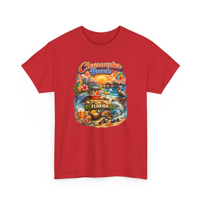 Clearwater Beach Florida Vintage Vacation T-Shirt