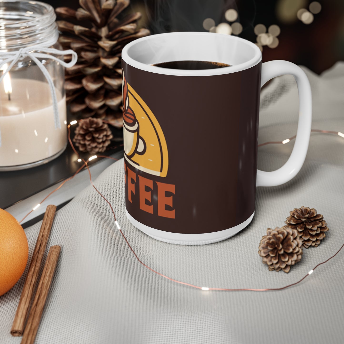 Coffee Mug — Retro Coffee Cup Design (11oz & 15oz)