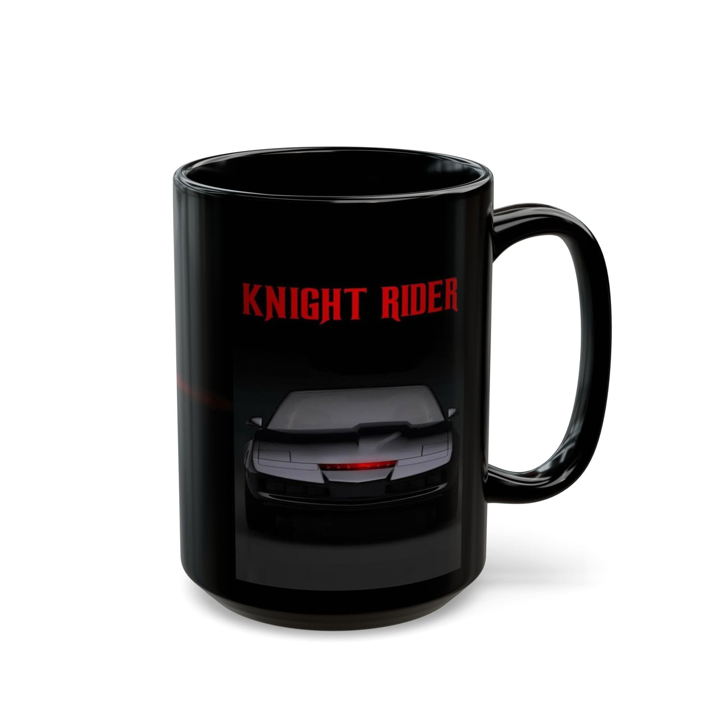 Knight Rider Mug — Retro KITT Car Coffee Cup (11oz & 15oz)