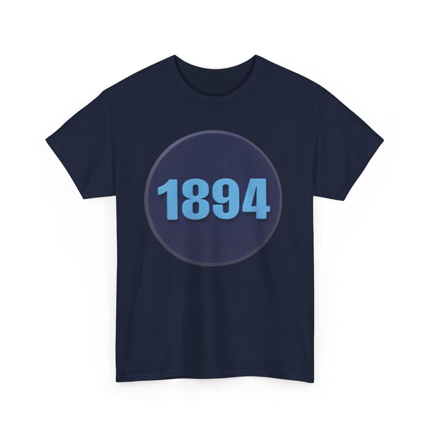 1894 Manchester City Circle Graphic Tee — Vintage Year Anniversary T-Shirt