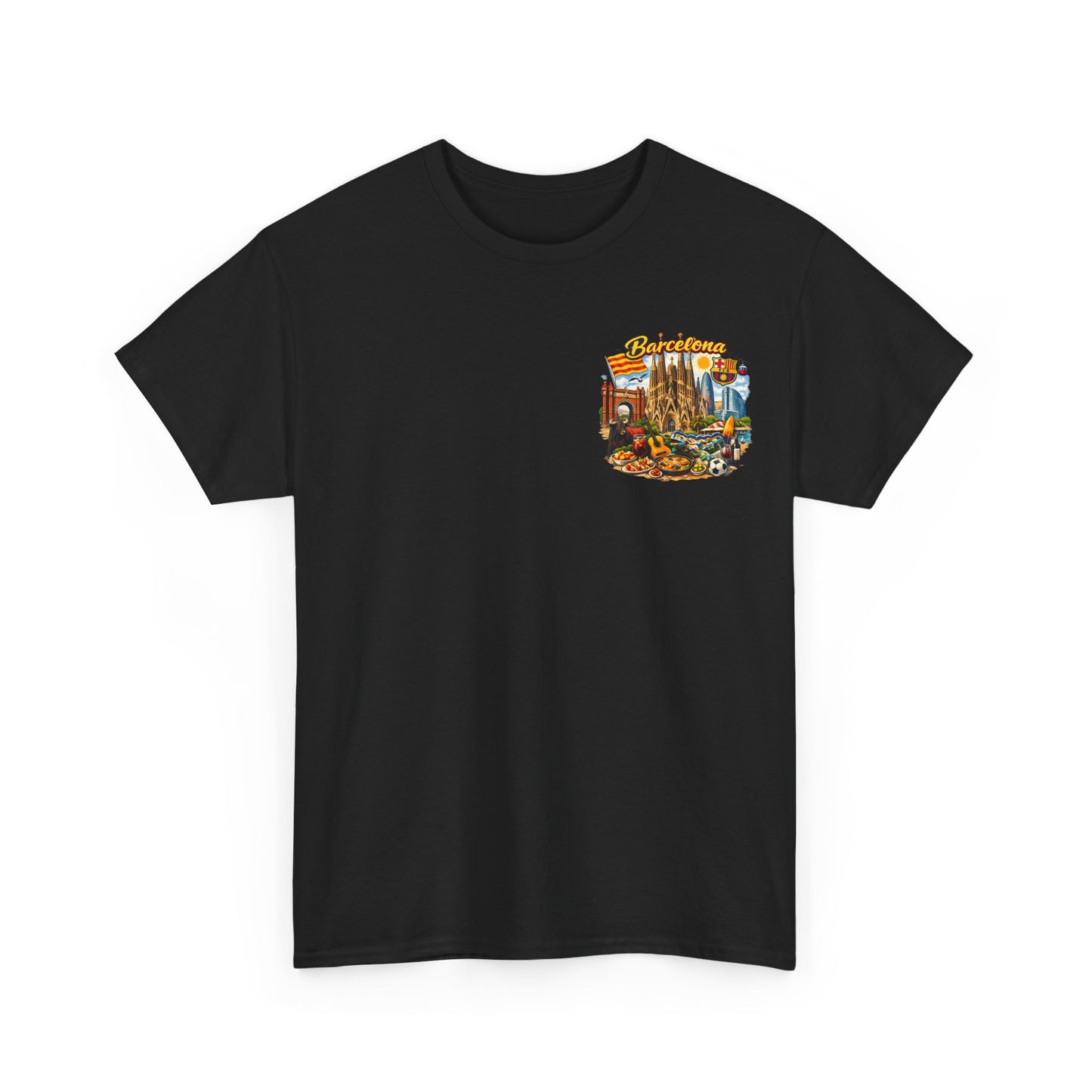 Barcelona Souvenir T‑Shirt — Vintage City Collage Tee