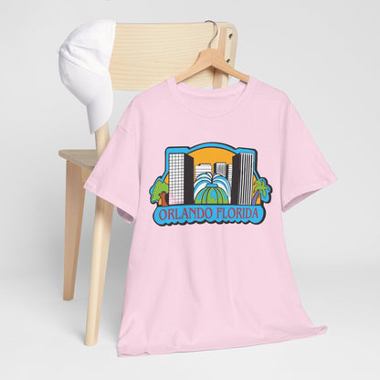 Orlando Florida Retro Skyline T-Shirt