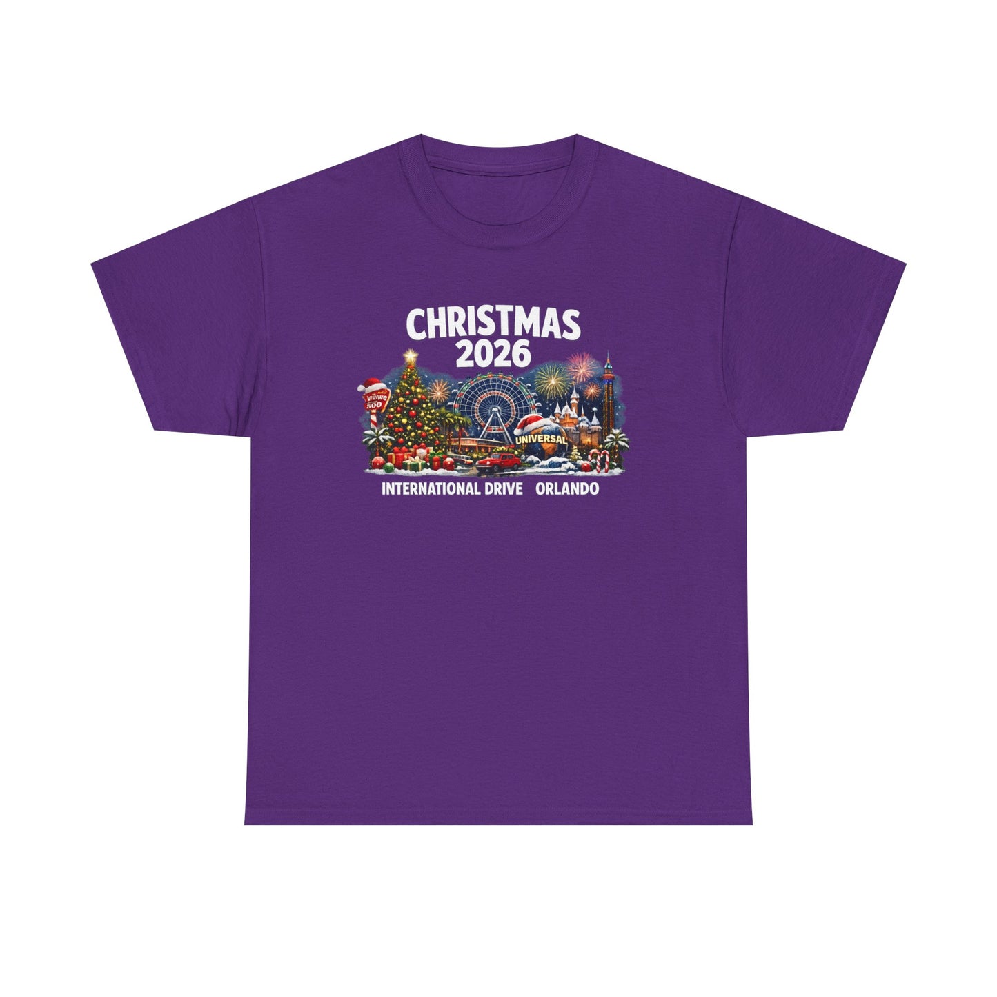 Christmas 2026 Orlando T-Shirt — International Drive Holiday Souvenir
