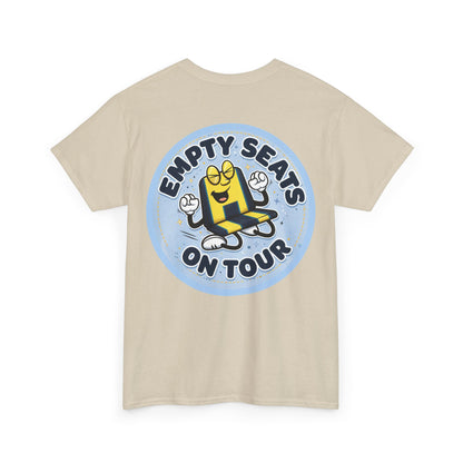 Manchester City T‑Shirt — "Empty Seats On Tour" Cartoon Seat Graphic Tee