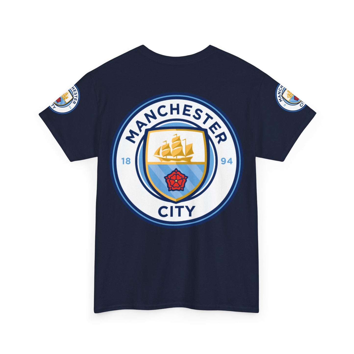 Manchester City Crest T-Shirt — Football Club Logo Tee