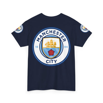 Manchester City Crest T-Shirt — Football Club Logo Tee