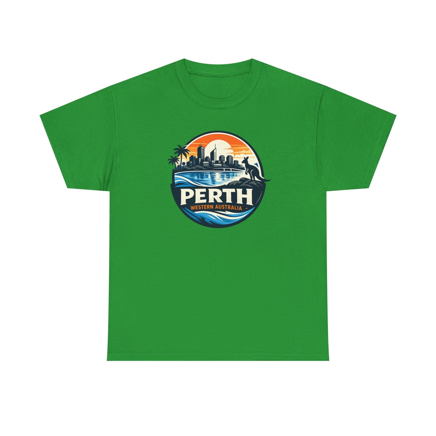 Perth Sunset Graphic Tee — Western Australia Beach Skyline T-Shirt
