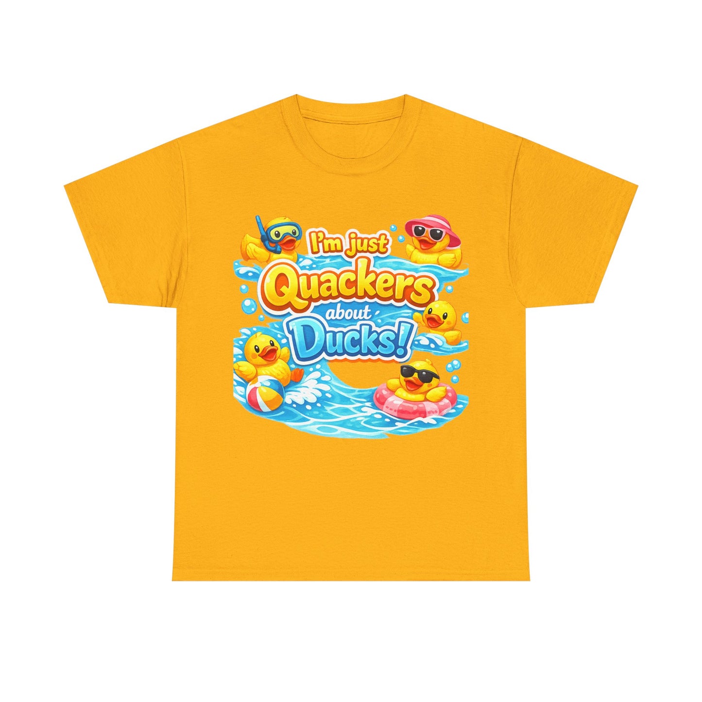 I'm Just Quackers About Ducks! Cute Rubber Duck Pool Tee