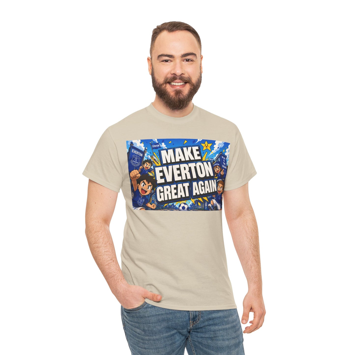 Everton Fan T-Shirt — "Make Everton Great Again" Football Supporter Tee
