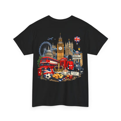 London Landmarks T‑Shirt — British Icons Collage Tee