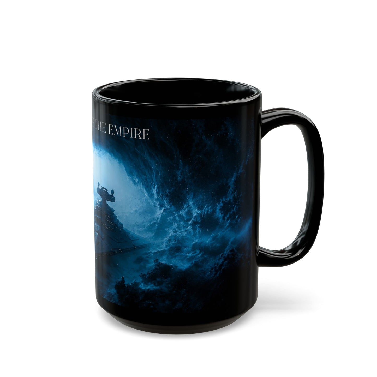 Empire Star Destroyer Black Mug — "Long Live The Empire" Coffee Cup
