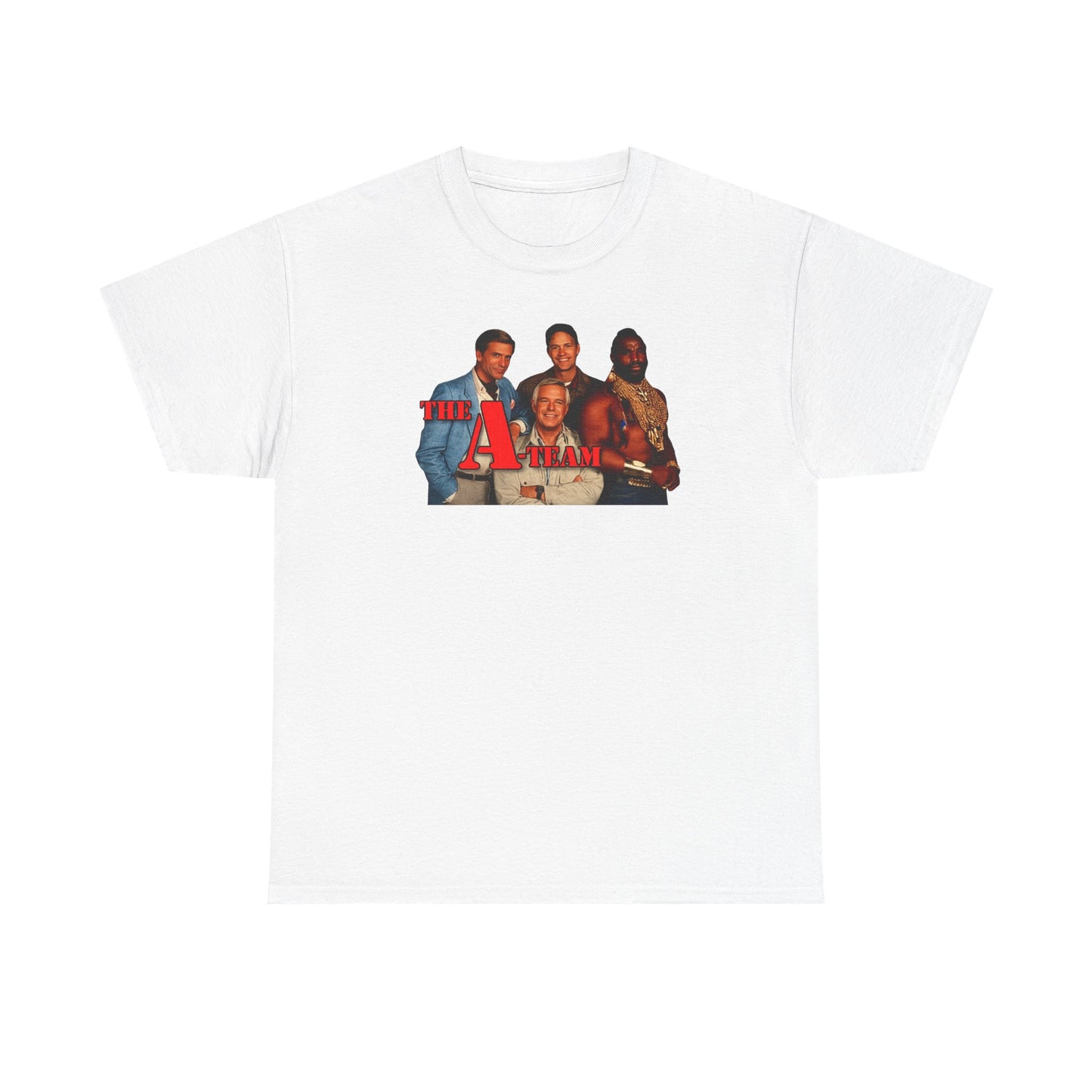 A-Team Graphic Tee — Retro TV Series Logo & Character Poster T-Shirt