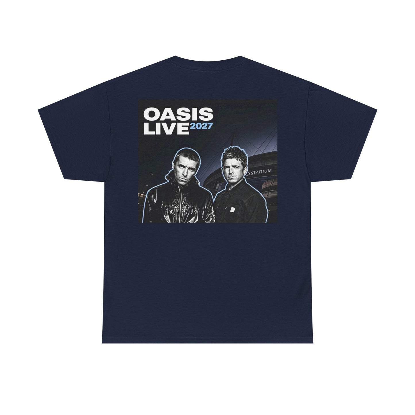 Oasis Live 2027 Band Tee — Retro Rock Concert T-Shirt