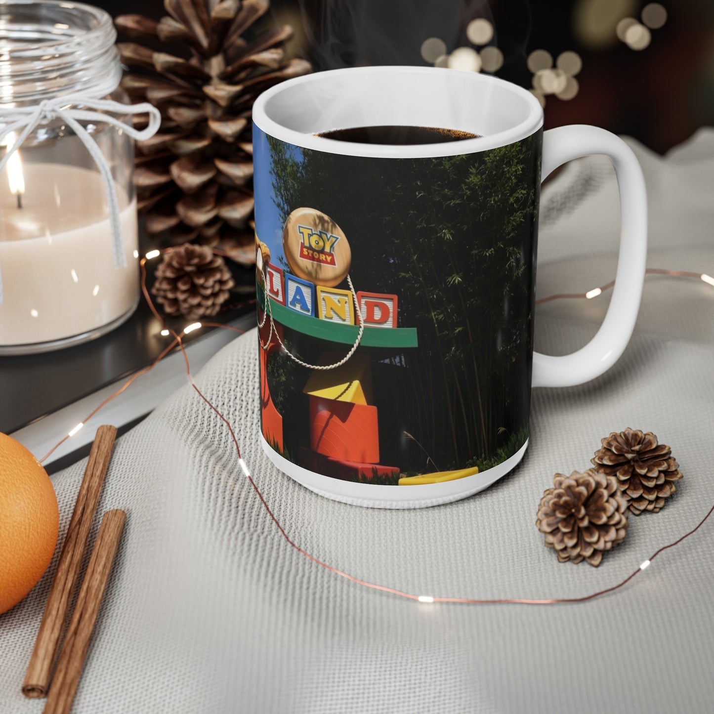 Toy Story Land Woody Ceramic Coffee Mug — 11oz & 15oz