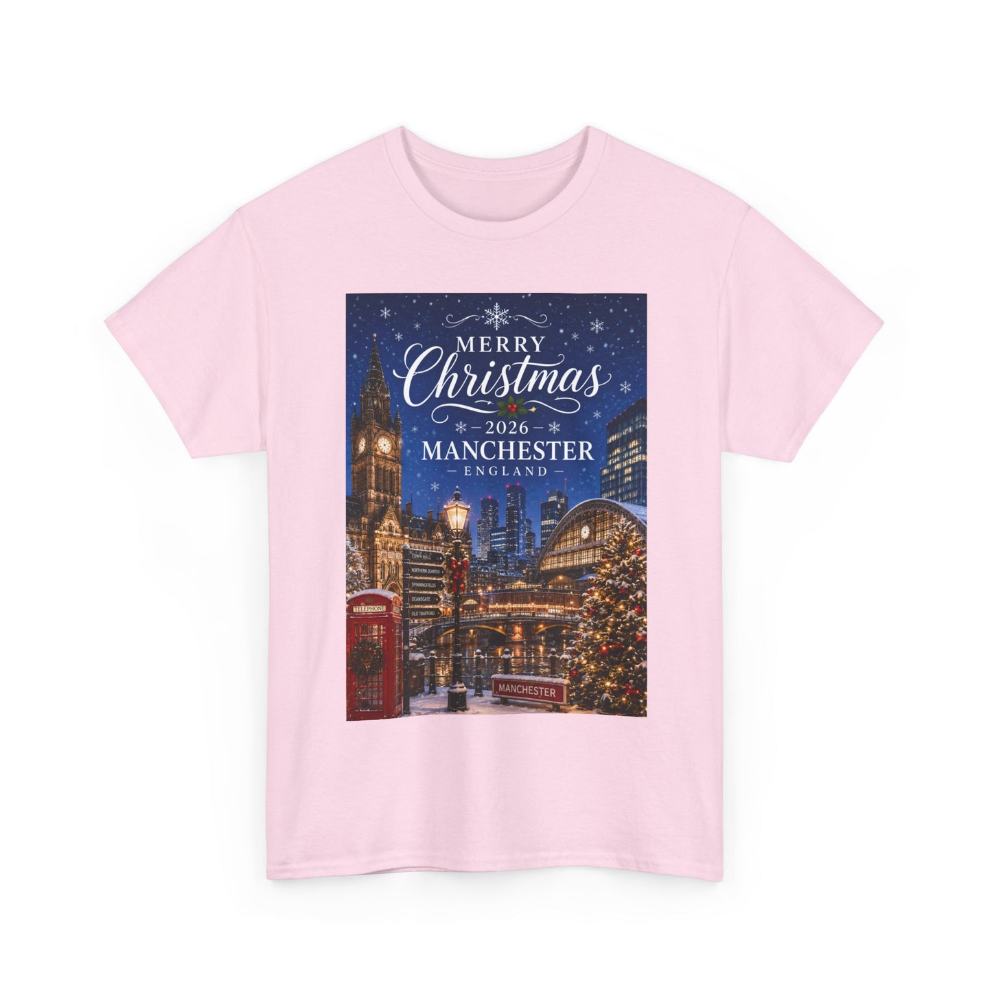 Manchester Christmas Tee — Merry Christmas 2026 Holiday T‑Shirt