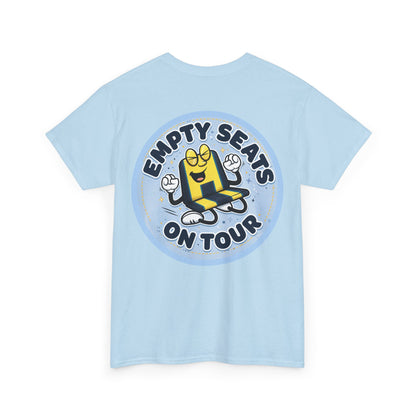 Manchester City T‑Shirt — "Empty Seats On Tour" Cartoon Seat Graphic Tee
