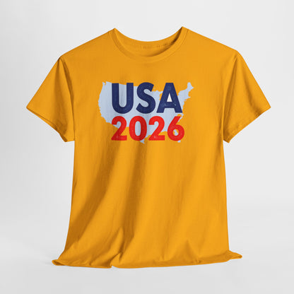USA 2026 T-Shirt — Patriotic Supporter Tee
