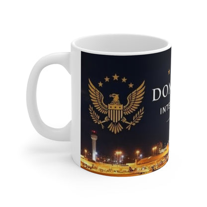 Donald J Trump International Airport Ceramic Coffee Mug — 11oz & 15oz
