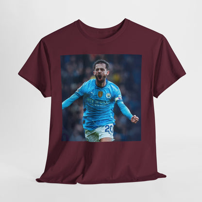 Bernardo Silva Tribute Tee – Inspirational Letter & Celebrating Goal Moment