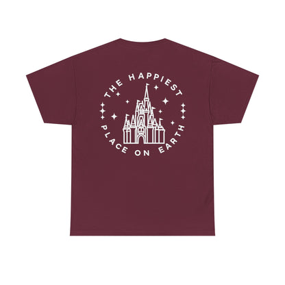 Castle Graphic Tee — "The Happiest Place on Earth" Theme Park T‑Shirt
