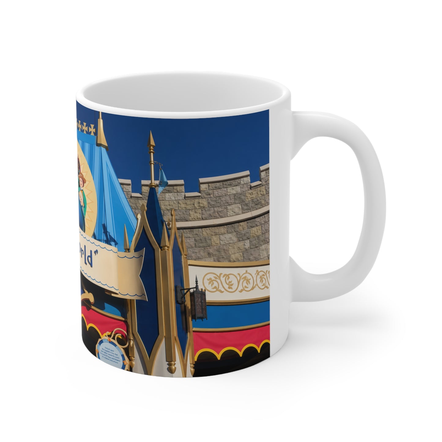 It's a Small World Ceramic Coffee Mug – Disneyland Attraction Design (11oz & 15oz)