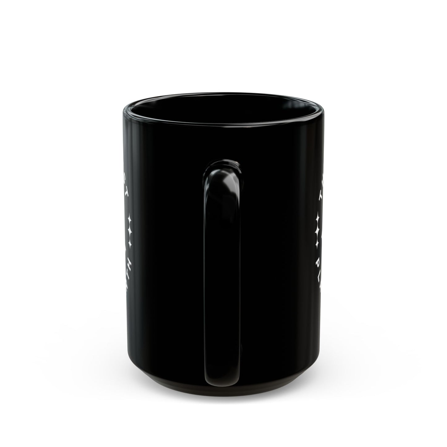Black Castle Mug — "The Happiest Place on Earth" Ceramic Coffee Cup (11oz/15oz)