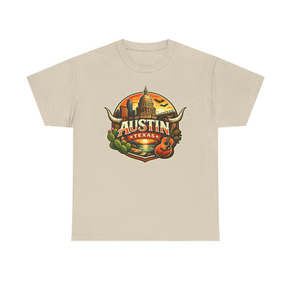 Austin Texas Vintage Travel T-Shirt