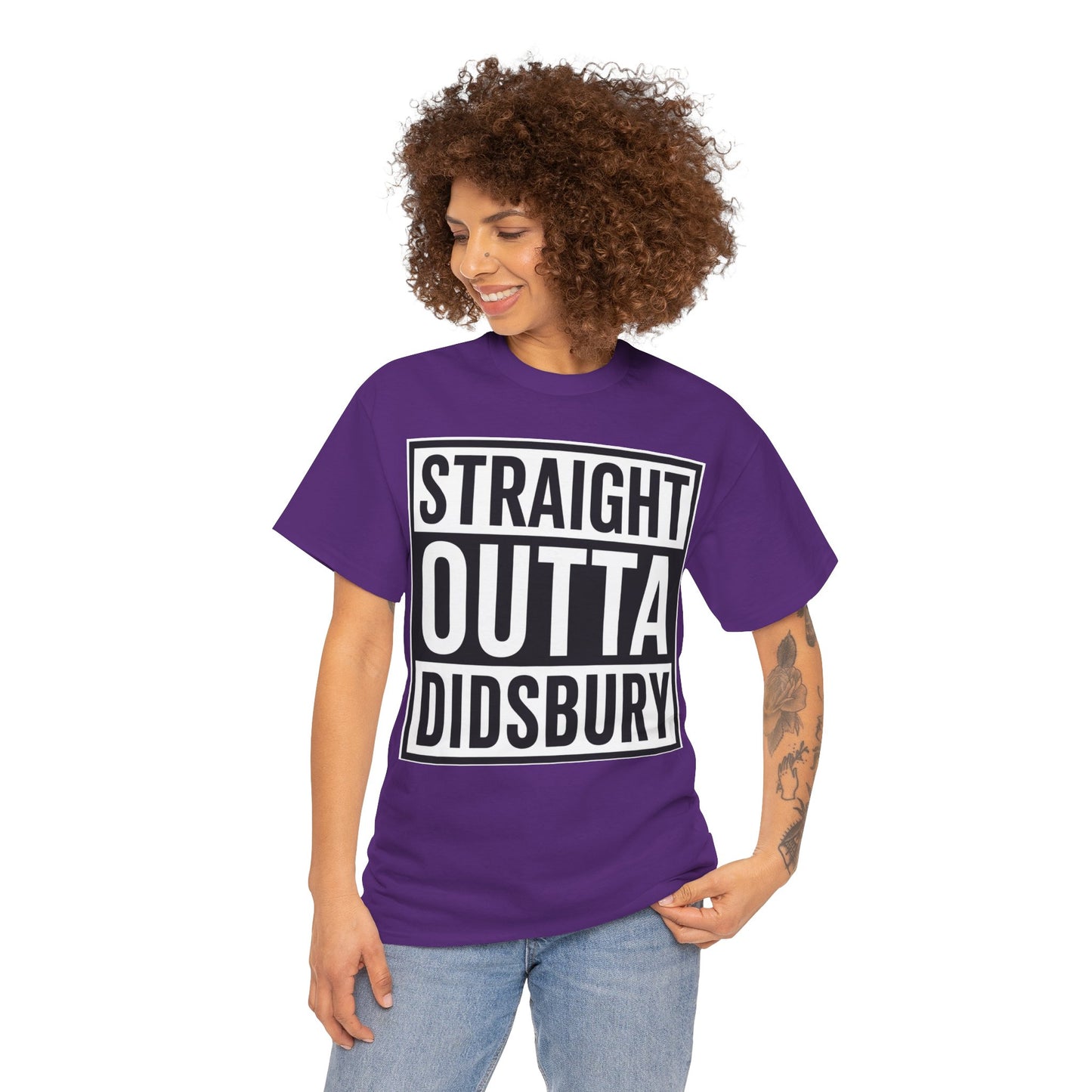 Straight Outta Didsbury T‑Shirt — Graphic City Pride Tee